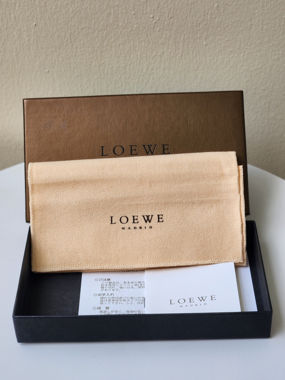Loewe Madrid Vintage Mustard Yellow Leather Continental Wallet With Box, Dustbag - Picture 15 of 15